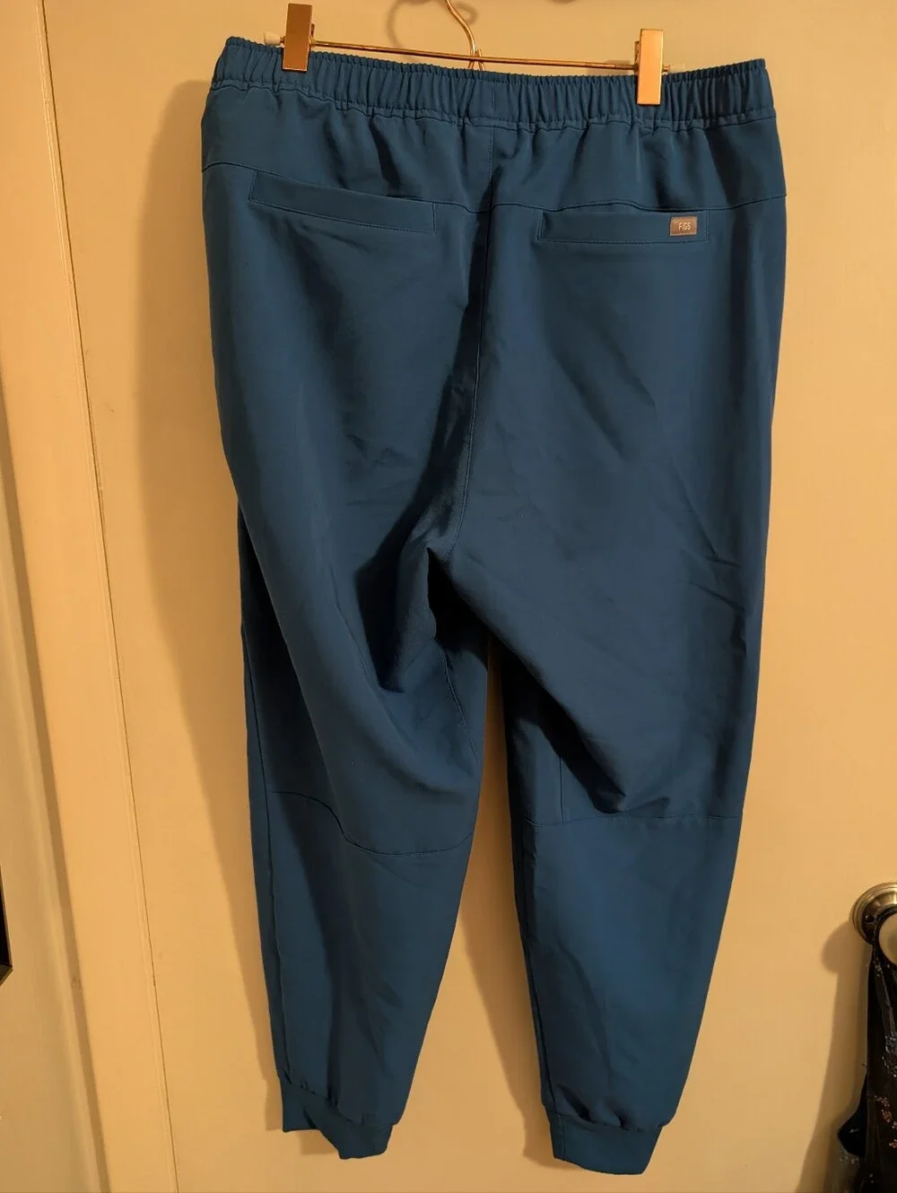FIGS Scrub Pants Mens M/S Blue Tansen Jogger Technical Drawstring Medium Short